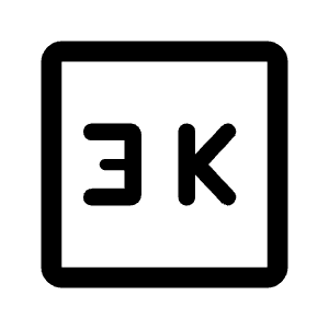 3k Icon from Rounded Line - Material Symbols Set