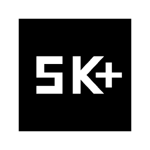 5k Plus Fill Icon from Sharp Fill - Material Symbols Set