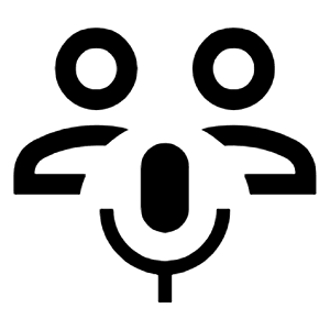 Adaptive Audio Mic Icon from Sharp Line - Material Symbols Set