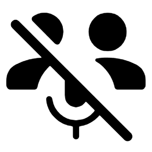 Adaptive Audio Mic Off Fill Icon from Rounded Fill - Material Symbols Set