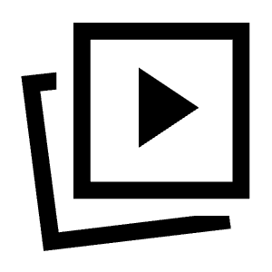 Animated Images Icon from Sharp Line - Material Symbols Set