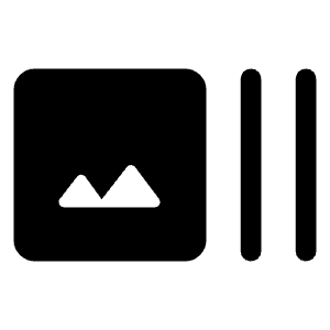 Art Track Fill Icon from Rounded Fill - Material Symbols Set