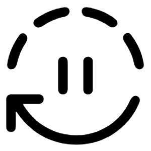 Autopause Fill Icon from Rounded Fill - Material Symbols Set