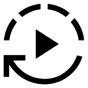 Autoplay Icon from Sharp Line - Material Symbols Set