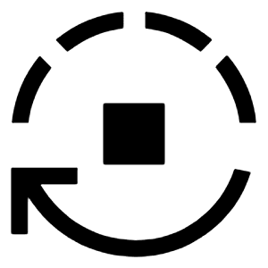 Autostop Icon from Outlined Line - Material Symbols Set