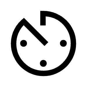 Av Timer Fill Icon from Sharp Fill - Material Symbols Set