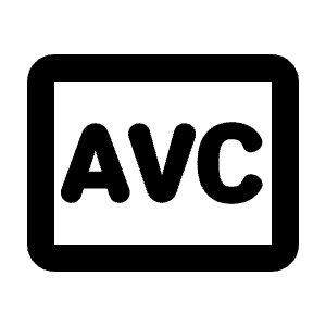 Avc Icon from Rounded Line - Material Pro Free Set