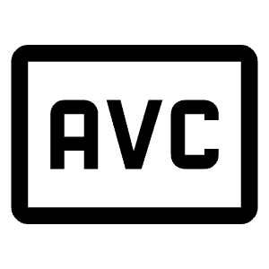 Avc Icon from Outlined Line - Material Symbols Set