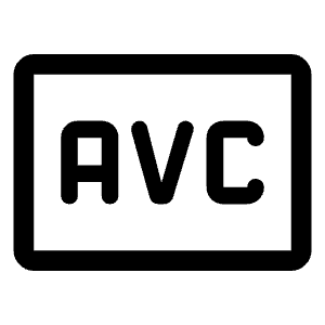 Avc Icon from Rounded Line - Material Symbols Set