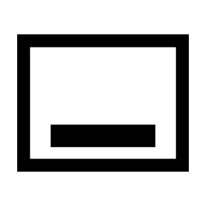 Call To Action Icon from Sharp Line - Material Symbols Set