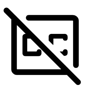 Closed Caption Disabled Icon from Rounded Line - Material Symbols Set