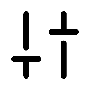 Discover Tune Fill Icon from Rounded Fill - Material Symbols Set