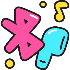 Earpod Connected Icon from Stickies Colors - Free Set