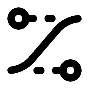 Ease In Out Icon from Rounded Line - Streamline Material Free Set