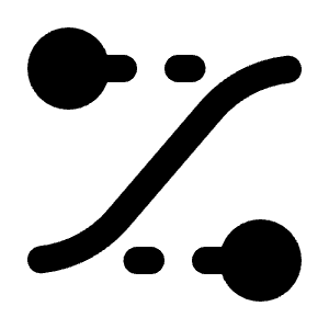 Ease In Out Fill Icon from Rounded Fill - Streamline Material Free Set