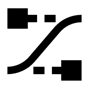 Ease In Out Fill Icon from Sharp Fill - Streamline Material Free Set