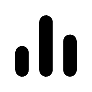 Equalizer Icon from Rounded Line - Material Symbols Set