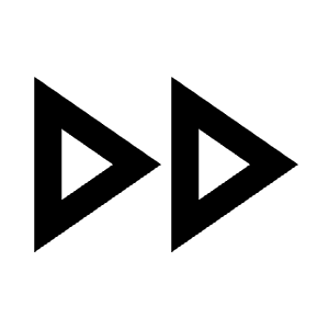 Fast Forward Icon from Sharp Line - Material Pro Free Set