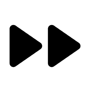 Fast Forward Fill Icon from Outlined Fill - Material Pro Free Set