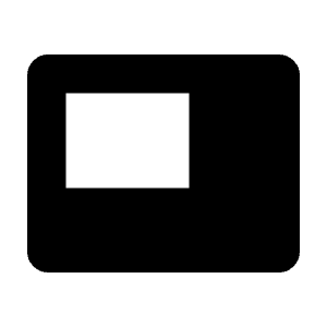 Featured Video Fill Icon from Outlined Fill - Material Symbols Set