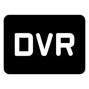 Fiber Dvr Fill Icon from Rounded Fill - Material Symbols Set