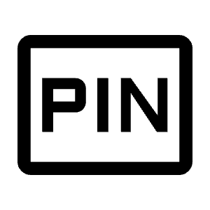 Fiber Pin Icon from Outlined Line - Material Symbols Set