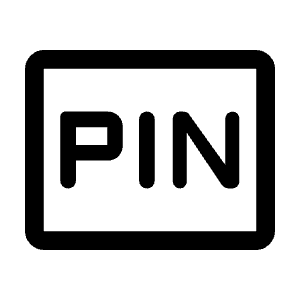 Fiber Pin Icon from Rounded Line - Material Symbols Set