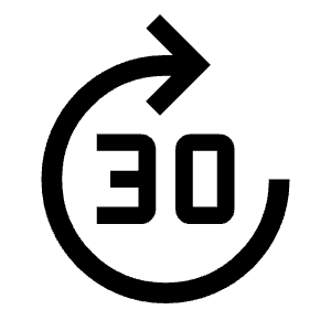 Forward 30 Fill Icon from Outlined Fill - Material Symbols Set