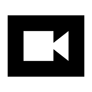 Hangout Video Fill Icon from Sharp Fill - Material Symbols Set