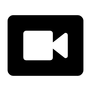 Hangout Video Fill Icon from Rounded Fill - Material Symbols Set