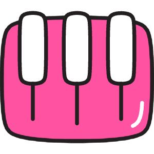 Instruments Piano Icon from Stickies Colors - Free Set