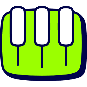 Instruments Piano Icon from Stickies Duo - Free Set