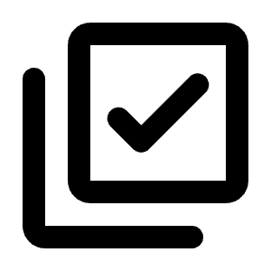 Library Add Check Icon from Rounded Line - Streamline Material Free Set