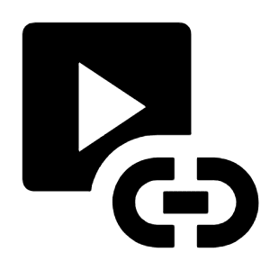 Media Link Fill Icon from Outlined Fill - Streamline Material Free Set