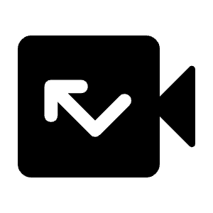 Missed Video Call Fill Icon from Rounded Fill - Material Symbols Set
