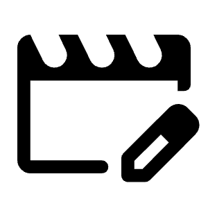 Movie Edit Icon from Rounded Line - Material Symbols Set