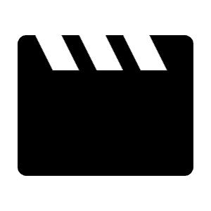 Movie Fill Icon from Outlined Fill - Streamline Material Free Set