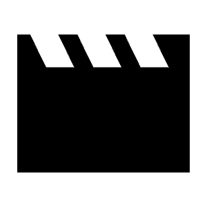 Movie Fill Icon from Sharp Fill - Material Symbols Set