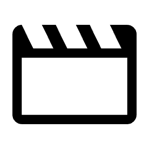 Movie Icon from Outlined Line - Material Symbols Set