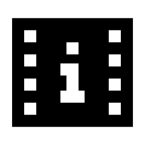 Movie Info Fill Icon from Sharp Fill - Streamline Material Free Set