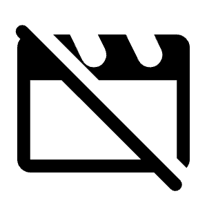 Movie Off Icon from Rounded Line - Material Symbols Set