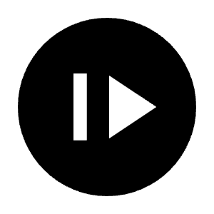 Not Started Fill Icon from Sharp Fill - Material Symbols Set