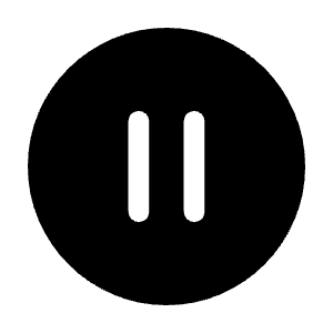Pause Circle Fill Icon from Rounded Fill - Material Symbols Set