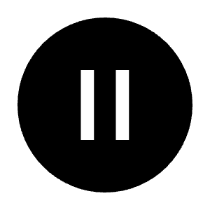 Pause Circle Fill Icon from Sharp Fill - Material Symbols Set