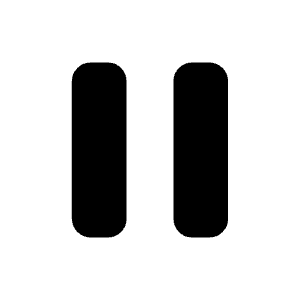 Pause Fill Icon from Rounded Fill - Material Symbols Set