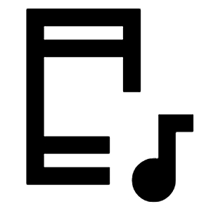 Phone Music Icon from Sharp Line - Material Pro Free Set