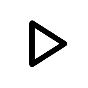 Play Arrow Icon from Rounded Line - Material Symbols Set