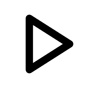 Play Arrow Icon from Outlined Line - Streamline Material Free Set