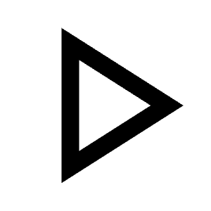 Play Arrow Icon from Sharp Line - Material Pro Free Set