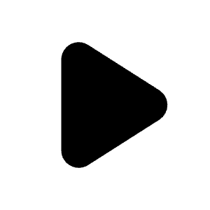 Play Arrow Fill Icon from Rounded Fill - Streamline Material Free Set